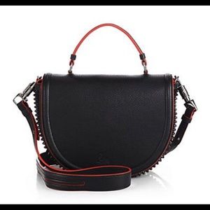 NWT Louboutin Panettone Messenger Calf Spikes Bag